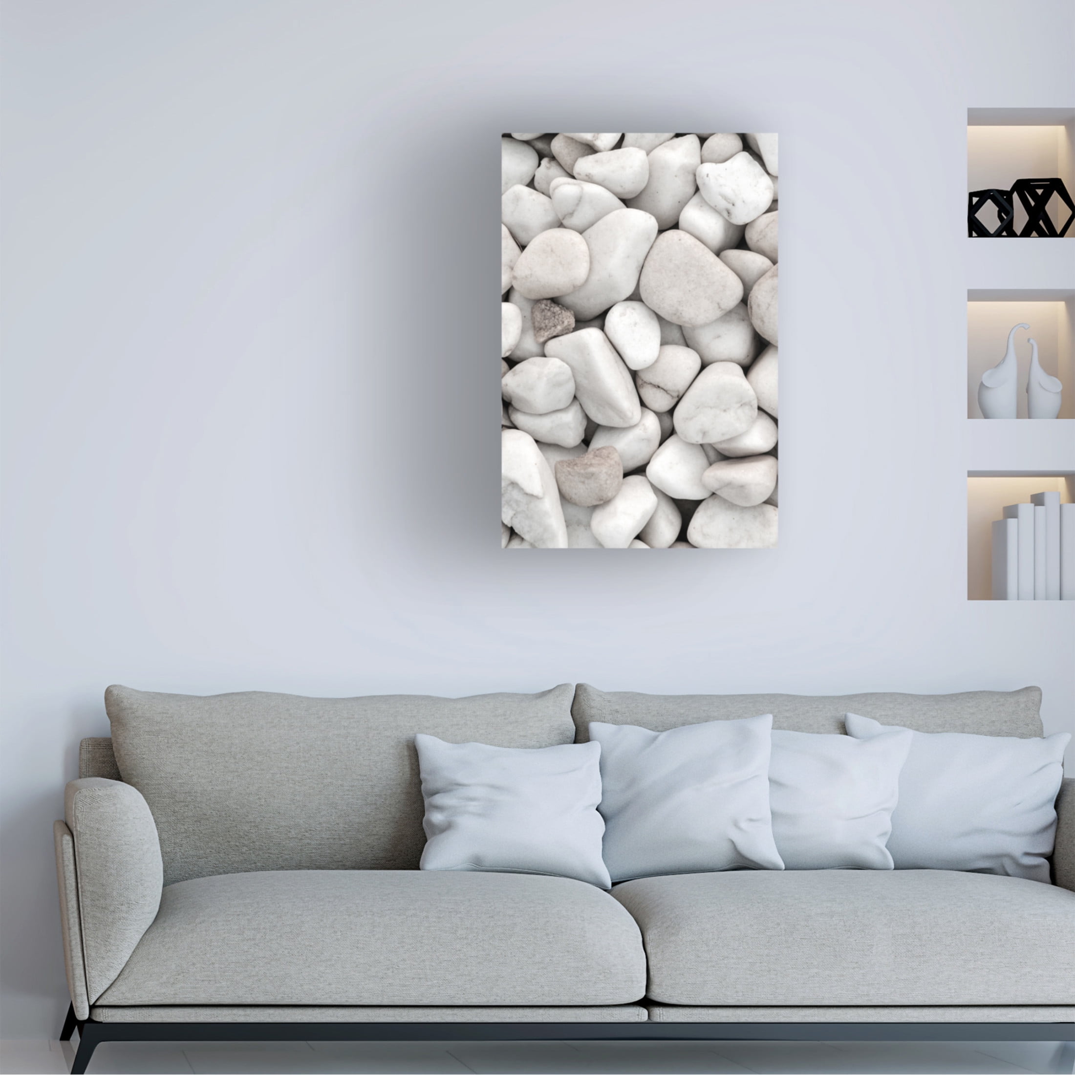 Trademark Fine Art Pictufy Studio III Stones 5 Canvas Wall Art