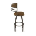 thumbnail image 4 of 860 Hunter 36" Swivel Bar Stool with Bronze Finish and Canter Thatch Seat and Back, 4 of 5