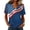 Dark Blue-#003, variant on Women's American 250th Anniversary T-Shirt 4th Of July Patriotic Design Shirt V Neck Short-Sleeved American Flag Red White and Blue Independence Day Clothes,Watermelon Red XL