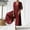 Red, variant on Babysbule Womens Pants Women Casual V-neck Cotton Linen Romper Long Playsuit Zipper Jumpsuit