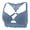Dark Blue, variant on Women's Bra Seamless Push Up Solid Color No Underwire Comfortable Adjustable Straps Perfect Shape Support Everyday Wear