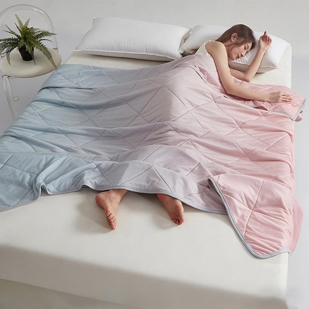 CaiYueKe Cooling Blanket for Hot Sleepers Summer Lightweight Breathable Quilt Air Conditioning Bed Cover Temperature Regulating All Season Comforter Chills Night Sweats Hot Flashes Men Women Adults