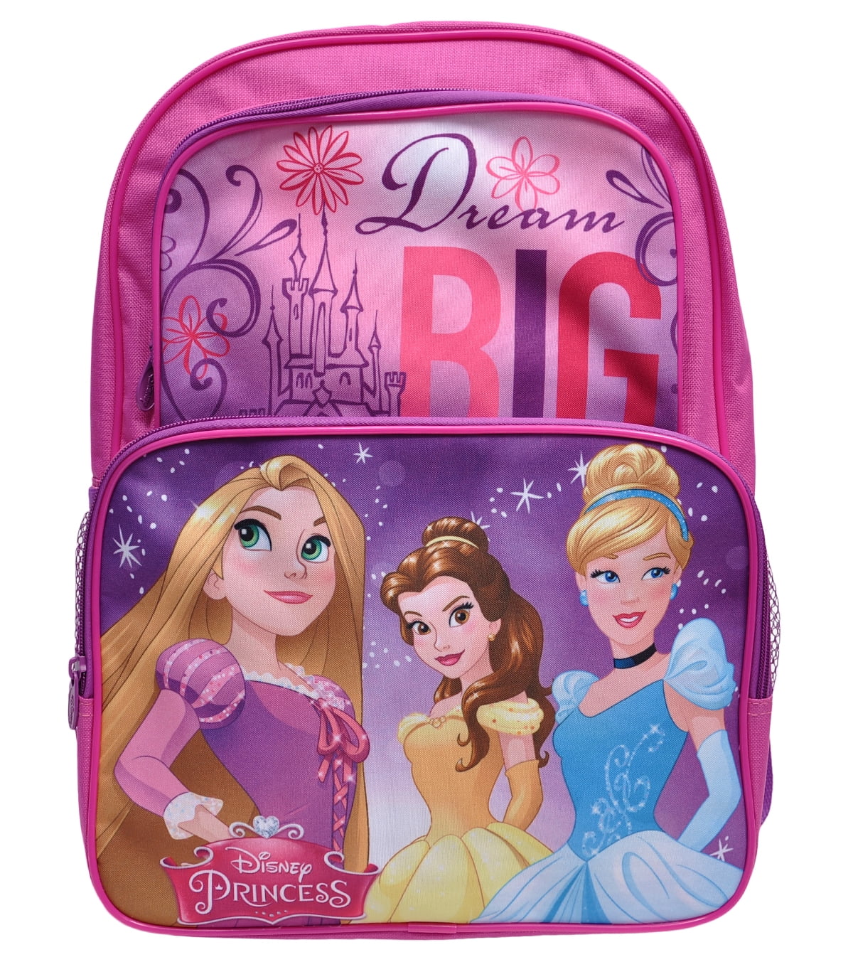Princess Cinderella Belle Aurora Rapunzel 10" Mini  Backpack Girl's Book Bag