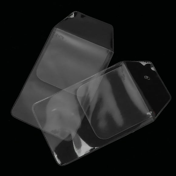 Homoyoyo 6Pcs Transparent Pocket Pen Holder PVC Pocket Protector for Doctors and Nurses Back to School
