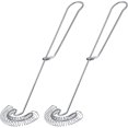 thumbnail image 1 of HEIBIN2 Pieces Scandinavian-Type Whisk Egg Small Whisk Whipper Stainless Steel Egg Whisk Flat Spring Coil Whisk Egg Frother, Milk and Egg Beater Blender 10 Inch, 1 of 7