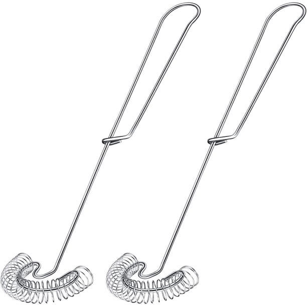 Batidor de huevos de estilo escandinavo, batidor de huevos pequeño, batidor de huevos de acero inoxidable, batidor de huevos de espiral plana, batidor de leche y batidor de 10 pulgadas Ormromra LRWJ952
