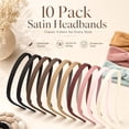 thumbnail image 3 of Gocvo 10Pcs Hair Headbands for Women Non-Slip Plastic Headbands Thin Headbands with Teeth, Daily Hair Accessories Designed for Glasses Wearers, Pink, 3 of 8