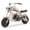 Beige, variant on 49cc Gas Mini Chopper Bike - Sturdy Metal Frame, Disc Brakes, Rear shock absorber& Headlight - 165 lb Max Load, 18 mph (Black)