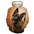 thumbnail image 4 of Sudadera con capucha para hombre, divertida sudadera con capucha unisex con estampado 3D de perro lindo, sudadera con capucha con gráfico de perro mascota, ropa de calle de gran tamaño y2k, 4 of 5