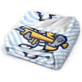thumbnail image 2 of Norwich Sea Unicorns University Fleece Blanket, Very Soft Microfiber Flannel Blanket for Couch Warm and Cozy for All Seasons, 2 of 6