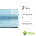 thumbnail image 6 of Weidemans 100% Cotton Bath Towels | Eco-Friendly Exclusive Bathsheet Towels Set of 2 (Size: 35" X 70") | Ultra Soft and Highly Absorbent Bath Towel Set, Gym, Hotel, Travel Camp, Pool Spa | Sky Blue, 6 of 12