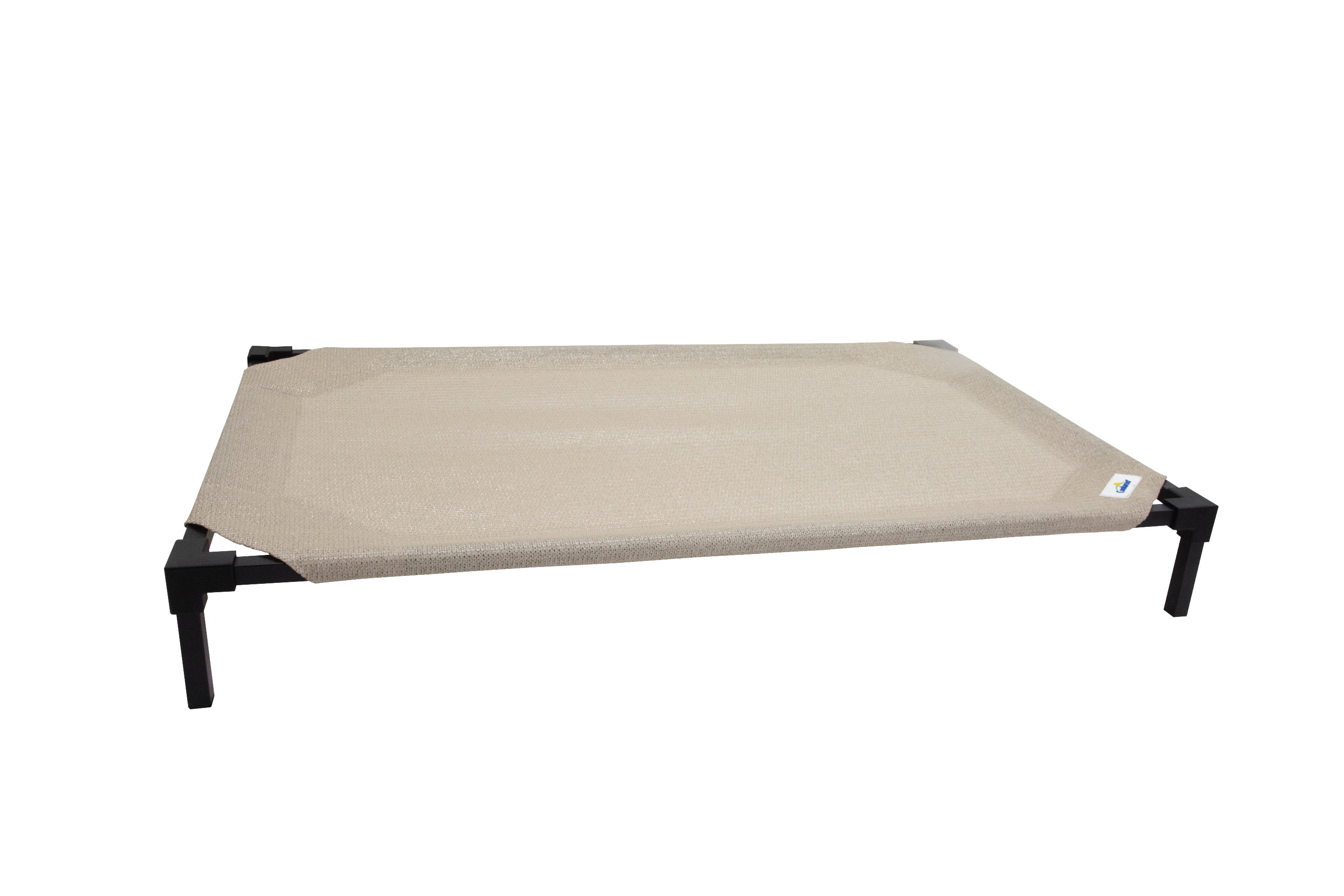 Coolaroo Cooling Elevated Dog Bed PRO with Heatshield, Large, Fits in 48in Crate, Easy Assembly, Great Sandy Beige