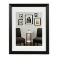 thumbnail image 1 of DesignOvation Leno 14" x 18" Matted to 11" x 14" Black Picture Frame, 1 of 7