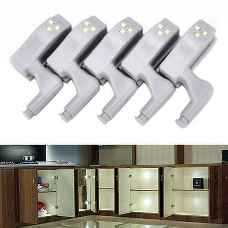 

Joernso 1/10Pcs LED Hinge Light Smart Sensor Kitchen Cabinet Cupboard Wardrobe Lamp