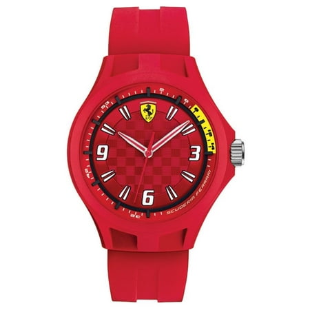 Ferrari Scuderia Pit Crew Silicone Mens Watch 0830283