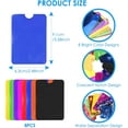 thumbnail image 2 of 8 Pack RFID Blocking Sleeves Set for ID Cards, Anti-Theft NFC Contactless Credit Debit Cards Protector, 2 of 5