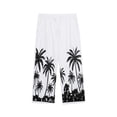 thumbnail image 6 of Betivan Men's Linen Hawaiian Beach Casual Pants Stretched Waist Pocket Drawstring Straight Fit Breathable Lightweight Pants Vacation Bottoms for Beach Travel Outdoor Leisure, 6 of 7