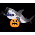 thumbnail image 2 of Shark Snack  Witch Legs Funny Halloween inflatable 9 ft, 2 of 5