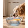 thumbnail image 4 of Fuente de agua para mascotas GROOKPET de 12 L de acero inoxidable silenciosa, 4 of 8