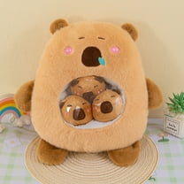 30cm Capybara Snack Pillow Doll Plush Toy Kawaii Fashion Plushie Doll Stuffed Animals Soft Doll Kids Toys Gift Pendant Decor