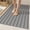 Light Grey, variant on Large Shower Mat,35.4 x 24 Inch Shower Floor Mat Without Sution Ups,Soft PVC Non Slip Shower mats for Inside Shower,Heavy Duty Bathroom Mat,Quick Drain&Easy to Dry