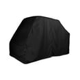 thumbnail image 2 of Covermates Golf Cart Cover - Heavy-Duty Polyester, Mesh Vent, Drawcord Hem, Power Sports Covers, Black, 2 of 8