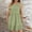 Army Green, variant on Women's Summer Pleated Skirt Pleated High Waisted Casual A Line Flowy Maxi Skirts High Elastic Waisted Tiered Casual Party Dress