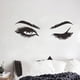 thumbnail image 5 of Pegatinas de pared con diseño de pestañas, cejas, maquillaje y belleza, 5 of 9
