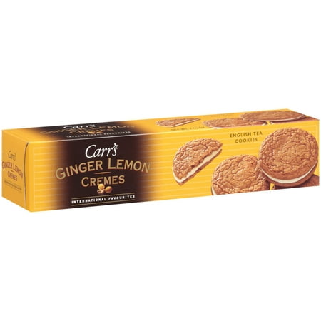 Carr's Ginger Lemon Creme English Tea Cookies, 7.05