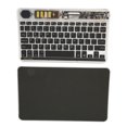 thumbnail image 1 of Combo de Ratón con Teclado Inalámbrico Transparente Teclado Ultradelgado de Retroiluminación Ratón de Modo Dual BT51 24G Juego de Teclado para Teléfonos Tablets ANGGREK Otros, 1 of 8
