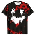thumbnail image 4 of SOMOWI Hauts, T-Shirts et Blouses pour Hommes Usage Quotidien Design Confortable et Élégant Sorties Ou Sports Chemises Athlétiques Rouges d'Automne TG, 4 of 4