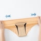 thumbnail image 2 of Gibobby Calzoncillos para mujer alicrados Ropa interior fisiológica de cuatro capas sin rastro de seda de hielo para mujer, ropa interior triangular menstrual(Beige,XL), 2 of 5
