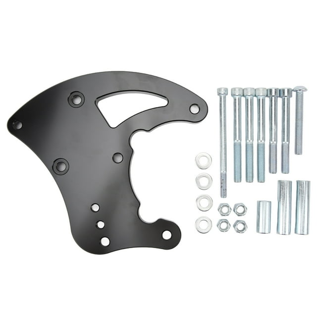 High Mount AC Bracket, High Strength Professional Firmly Fixed Long Durability AC Compressor Bracket Kit For LS LS1 LS2 LS3 LS6 Vortec Truck LQ