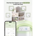 thumbnail image 4 of Termómetro de habitación e higrómetro WiFi MOCREO con batería de 2 años, 4 of 9
