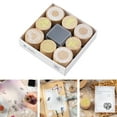 thumbnail image 3 of segolike Wooden Stamps Set Card Making Wood Stamps for Journals Painting Scrapbooking Lace, 3 of 9