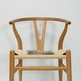thumbnail image 5 of W Chair, Walnut Frame/ natural rattan, 5 of 14