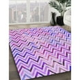 thumbnail image 3 of Ahgly Company Machine Washable Indoor Rectangle Transitional Blossom Pink Area Rugs, 8' x 10', 3 of 7
