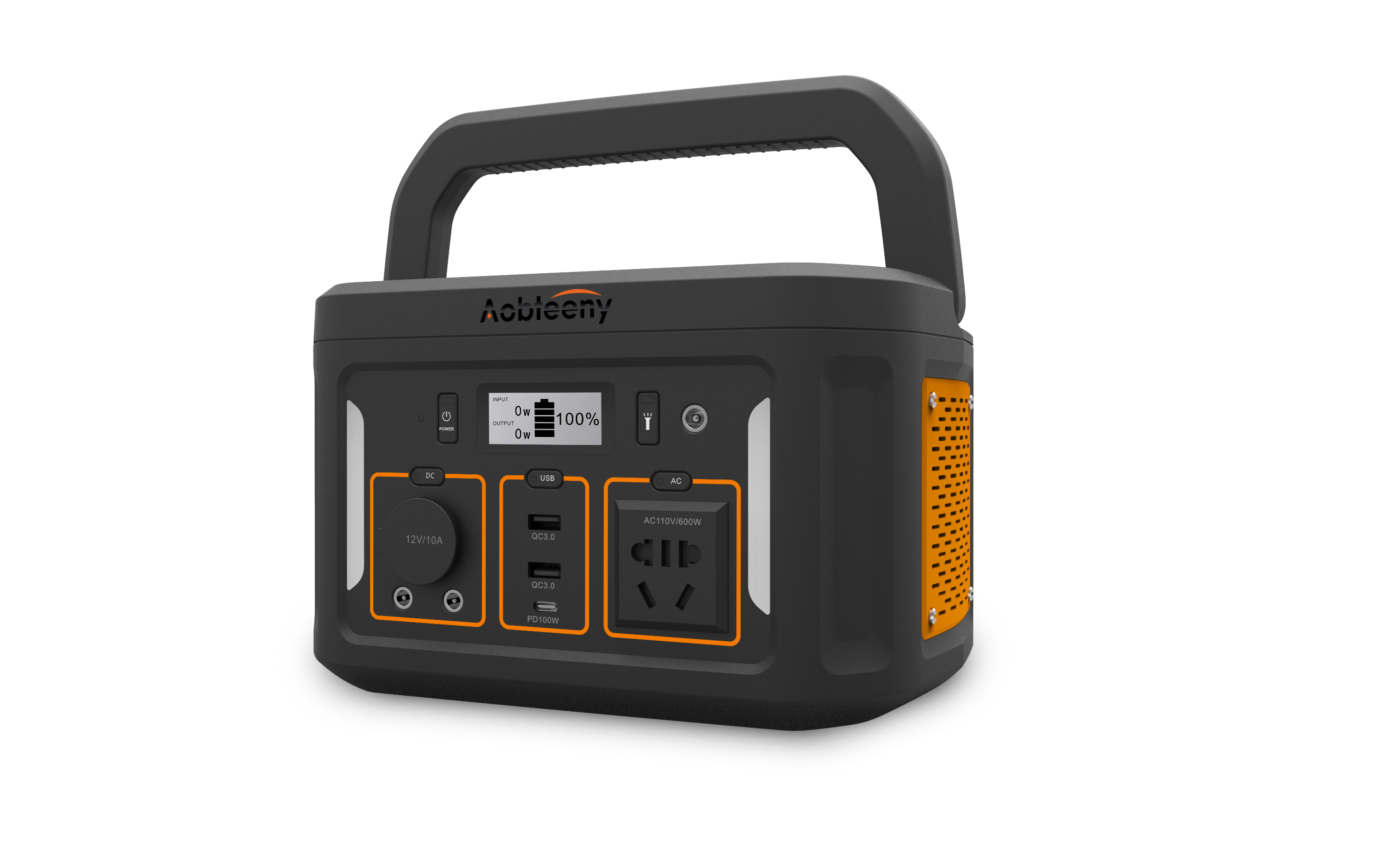 Portable Power Station Explorer 500, 518Wh Outdoor Solar Generator Mobile Lithium Battery Pack with 110V/500W AC Outlet (Solar Panel Optional) for Road Trip Camping, Outdoor Adventure