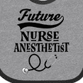 thumbnail image 4 of Inktastic Future Nurse Anesthetist Girls Baby Bib, 4 of 4