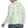 thumbnail image 6 of Xecao Wildflower Watercolor 5 Pattern Men's Adult Pullover Hoodie,Hooded Sweatshirt-Large, 6 of 7