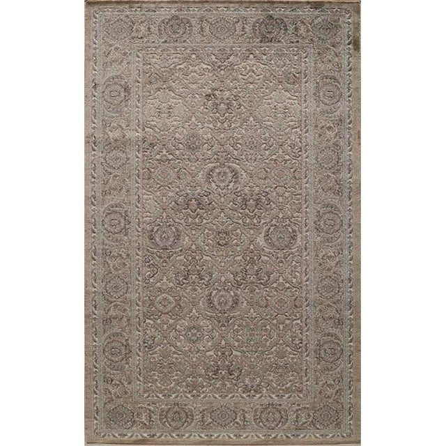 Rugs America 26032 Riviera Brown Rectangle Oriental Rug, 5 x 8 ft.