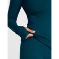 thumbnail image 4 of Ozark Trail Women’s Warmer Thermal Long Sleeve Seamless Fleece Top, Sizes XS-XXL, 4 of 5
