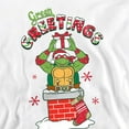 thumbnail image 2 of Teenage Mutant Ninja Turtles Green Greetings Christmas Scene Unisex Adult Crewneck Sweatshirt, 2 of 5