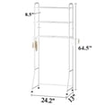 thumbnail image 5 of Simple Trending-3 Tier Shelf Bathroom Space Saver, Over The Toilet Rack,Bathroom Stand Storage Organizer, White, 5 of 5