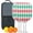 White-1, variant on Fighting Series Pickleball Paddles Set Of 2, Fiberglass Surface, 4 Balls & Bag