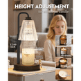 thumbnail image 4 of Funistree Candle Warmer Lamp with Timer and Dimmer, Adjustable Height Candle Warmer with 2*50W Bulbs, Gifts Candle Lamp Home Decor, 4 of 7