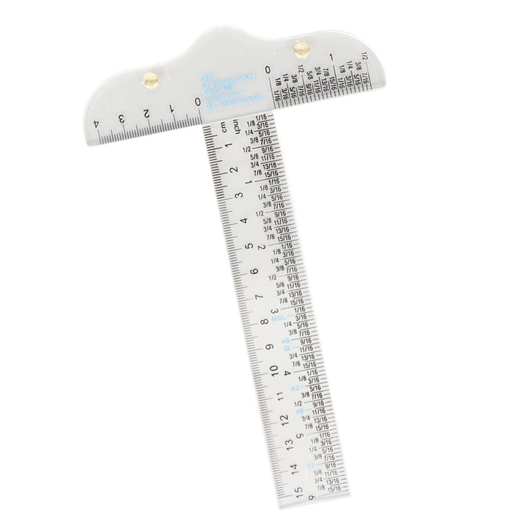  6 Inches Clear Acrylic T-Square Ruler, T Square Ruler, Drafting  Tools, Drafting T Square, T Ruler Transparent for Crafting and Drafting :  Office Products