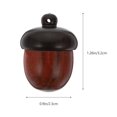 thumbnail image 2 of Miangastore Chic MultiFunctional Nut Pendant for Women Coffee Color HighQuality Synthetic Material 1pc, 2 of 8
