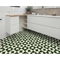 thumbnail image 3 of DEWOO 12" x 12" Peel and Stick Floor Tile, 10 PCS Self-Adhesive DIY Vinyl Flooring for Renters, Removable and Waterproof Tile Sticker for Bathroom, Kitchen, Staircase (Retro Green), 3 of 5