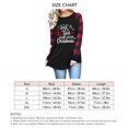 thumbnail image 1 of Jersey de Manga Larga con Estampado Navideño a Cuadros Jersey Informal con Cuello Redondo Jersey para Mujer Camisas ANGGREK  Otros, 1 of 6